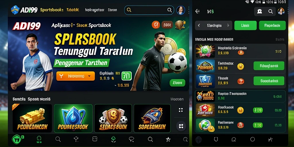 Tampilan gameplay yang menarik dan interaktif dari aplikasi ADI99.