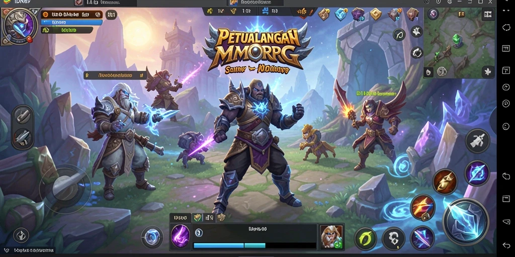 Tangkapan layar menampilkan momen seru dalam permainan MMORPG IDN89.
