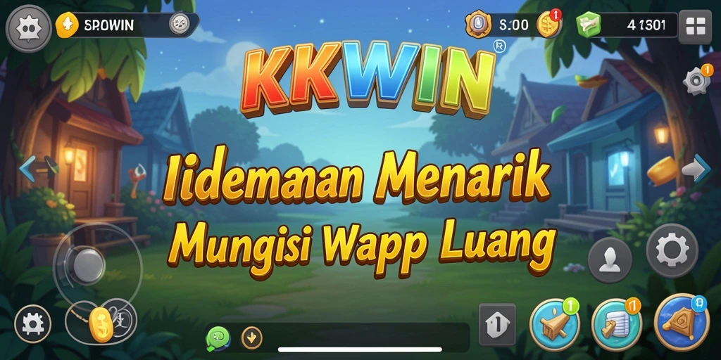 Gameplay KKWIN yang menarik dengan karakter yang menggemaskan.