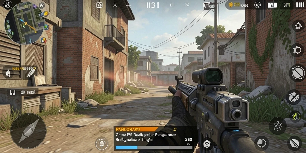 Gameplay menegangkan dalam PANDORA99 dengan grafis memukau.