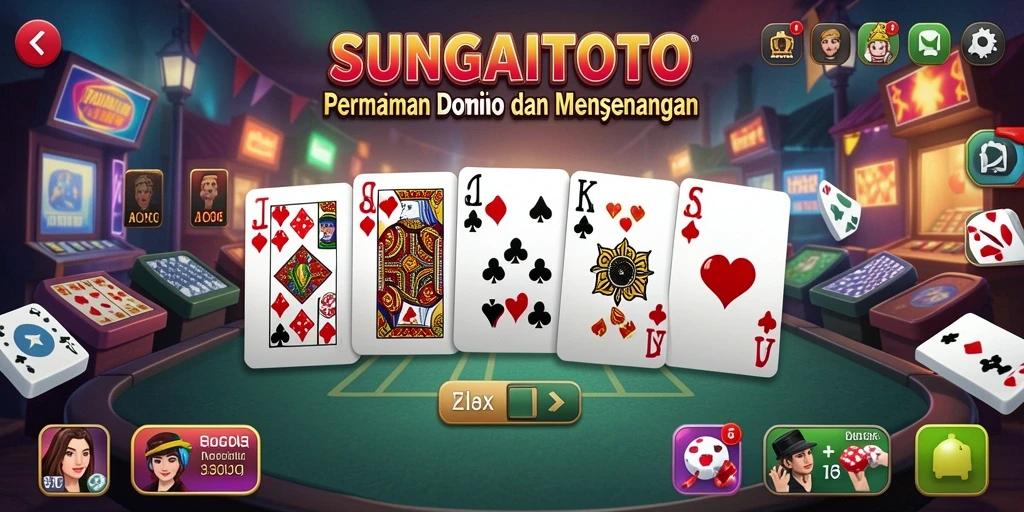 Tampilan gameplay SUNGAITOTO yang seru dan interaktif.