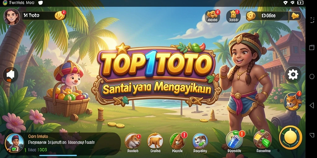 Tangkapan layar gameplay TOP1TOTO yang mengasyikkan dan penuh warna.