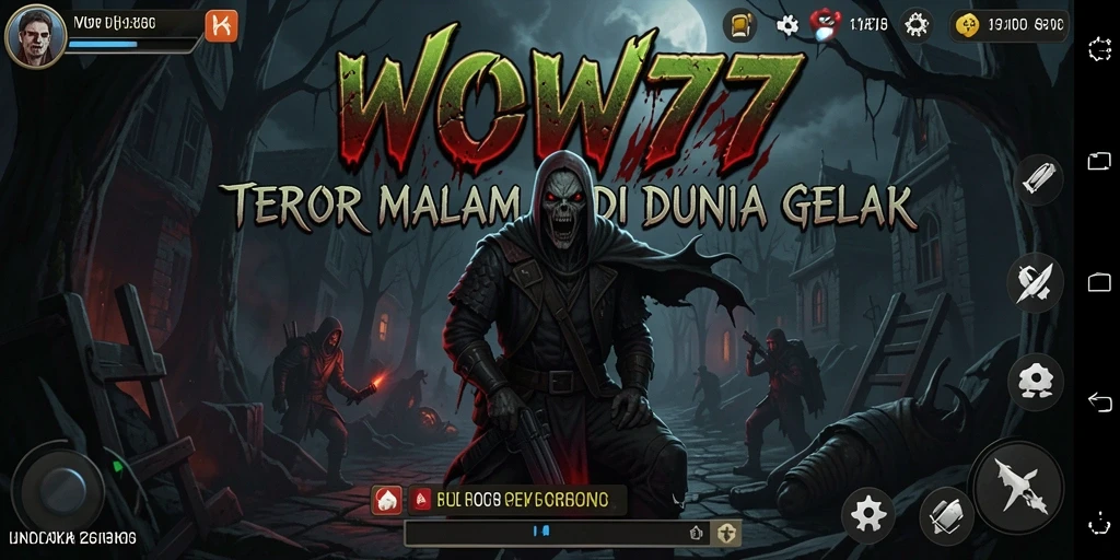 Menampilkan gameplay menegangkan di dunia gelap